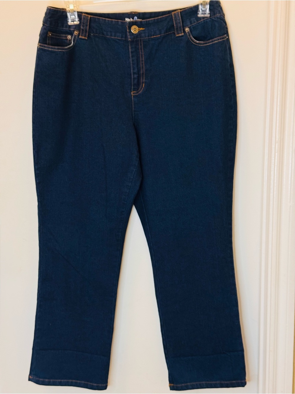 Style & Co. Dark Blue Straight Leg Jeans